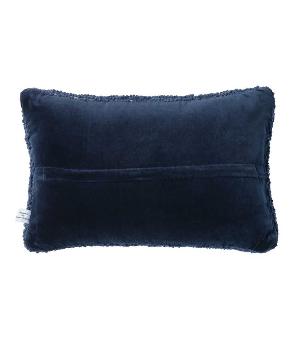 Wool Hooked Throw Pillow, Whale, 12" x 18" / L.L.Bean