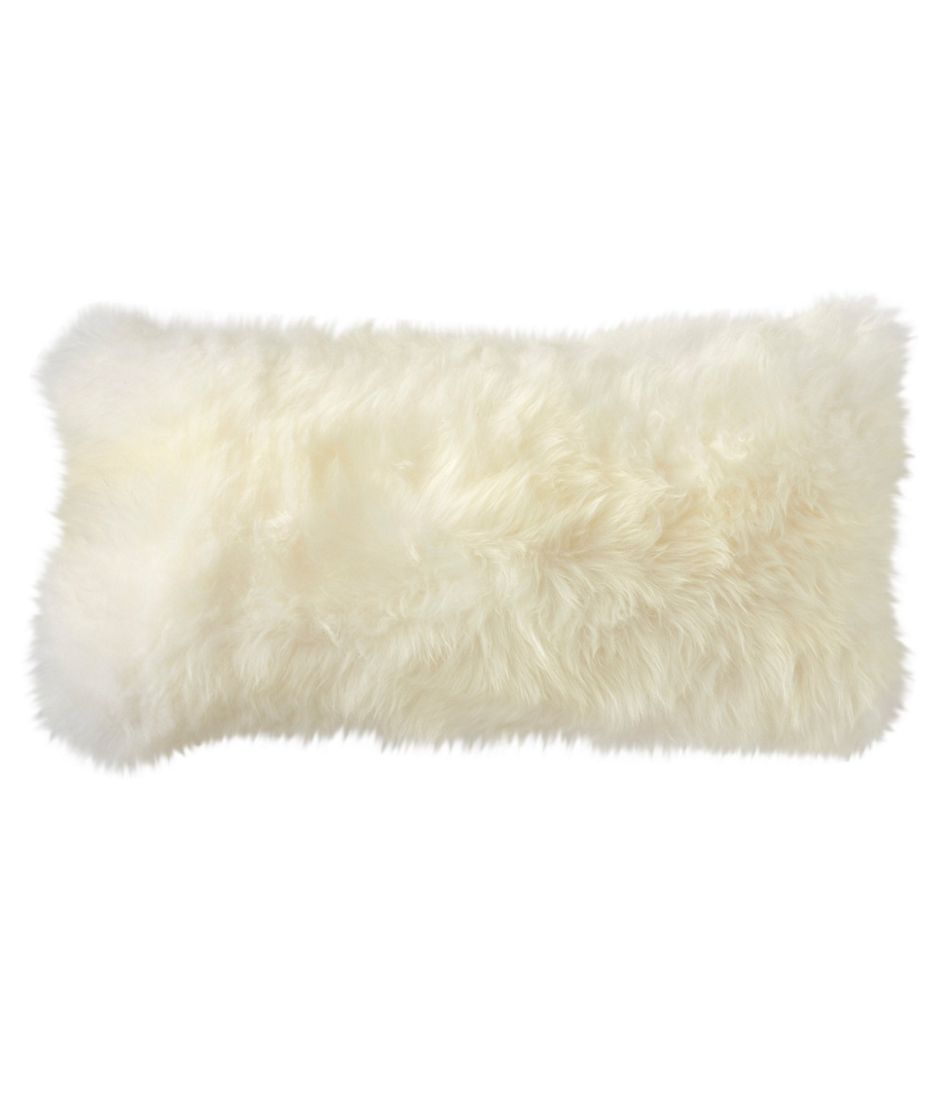 Sheepskin Throw Pillow, 11" x 22" / L.L.Bean