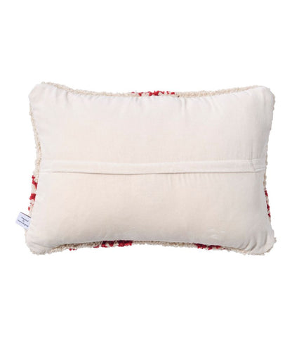 Wool Hooked Throw Pillow, Snowflake, 14" x 20" / L.L.Bean