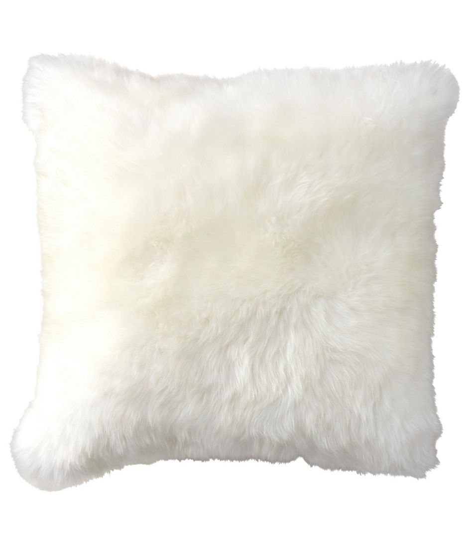 Sheepskin Throw Pillow, 20" x 20" / L.L.Bean