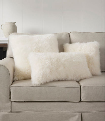Sheepskin Throw Pillow, 20" x 20" / L.L.Bean