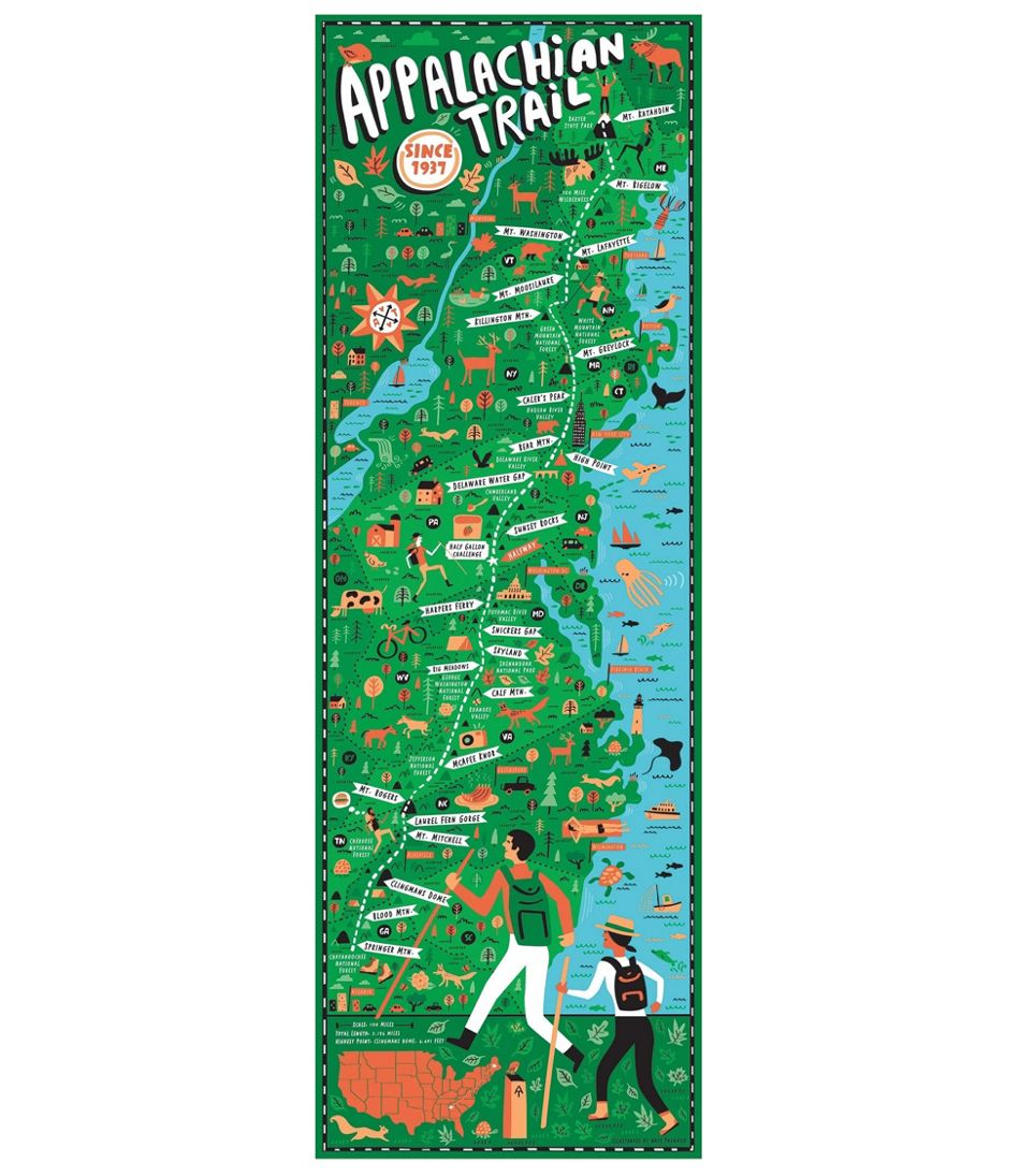 Appalachian Trail Puzzle, 750 Pieces / L.L.Bean