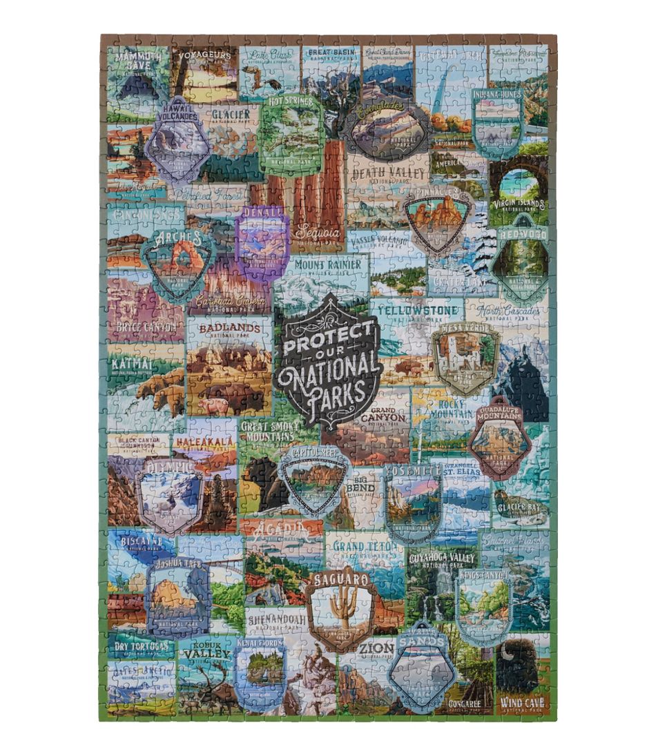 Protect Our National Parks Puzzle, 1000 Pieces / L.L.Bean