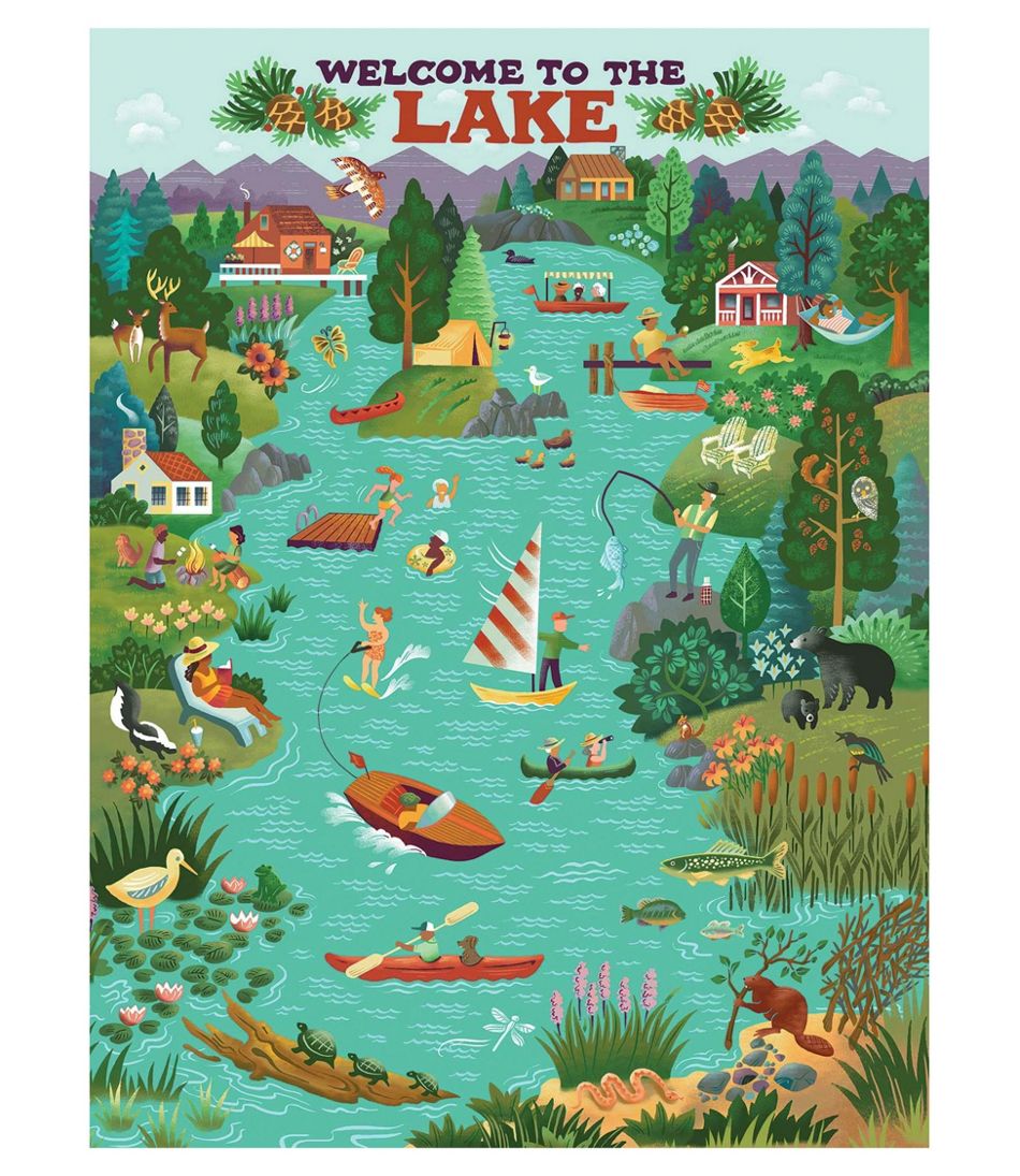 Lake Living Puzzle, 500 Pieces / L.L.Bean
