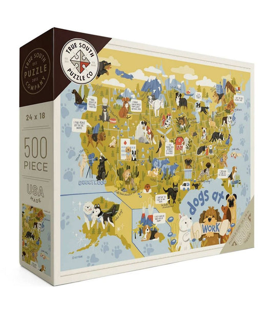 Dogs at Work Puzzle, 500 Pieces / L.L.Bean