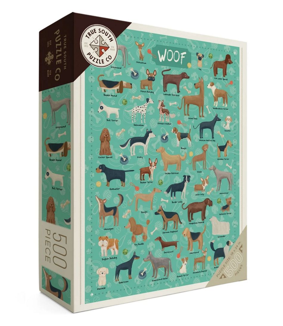 Woof Dogs Puzzle, 500 Pieces / L.L.Bean