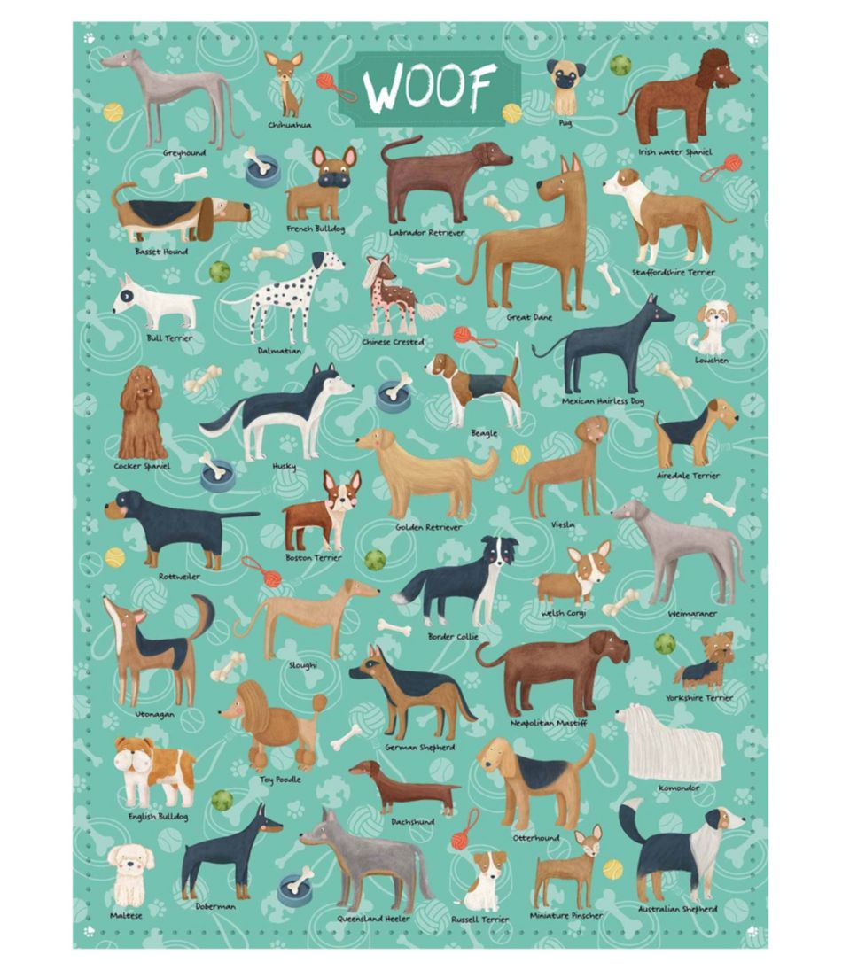 Woof Dogs Puzzle, 500 Pieces / L.L.Bean
