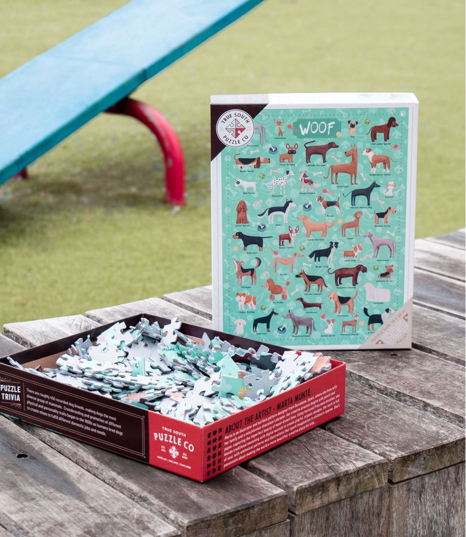 Woof Dogs Puzzle, 500 Pieces / L.L.Bean