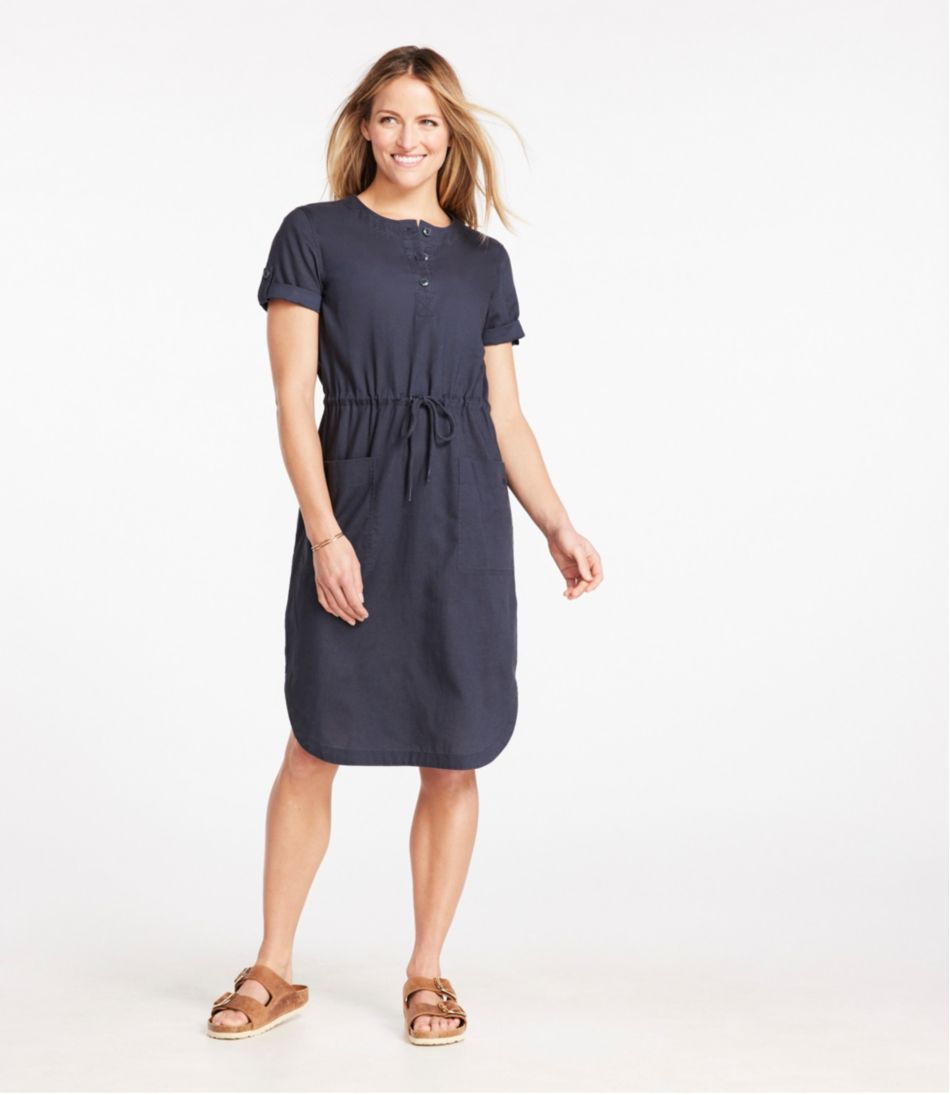 Women's Signature Tencel Linen Blend Woven Dress / L.L.Bean
