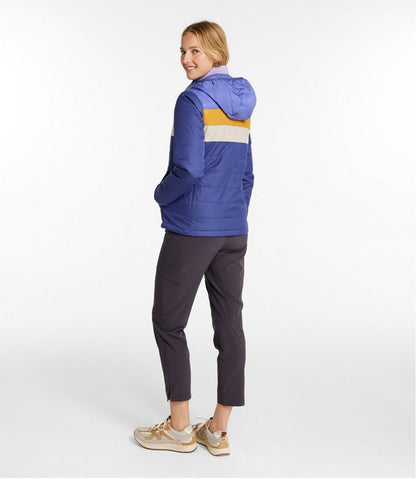 Women's Mountain Classic Puffer Hooded Jacket, Colorblock / L.L.Bean