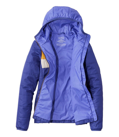 Women's Mountain Classic Puffer Hooded Jacket, Colorblock / L.L.Bean