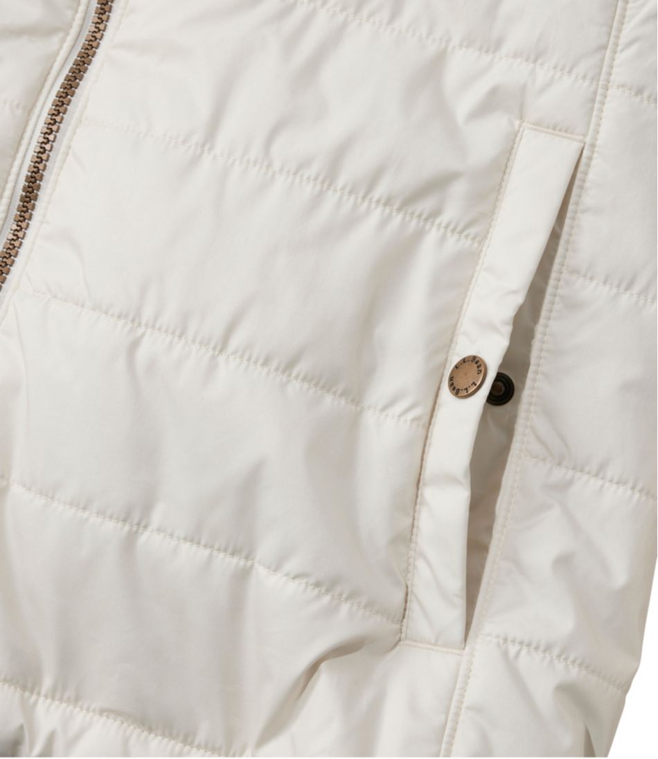 Women's Mountain Classic Puffer Hooded Jacket, Colorblock / L.L.Bean