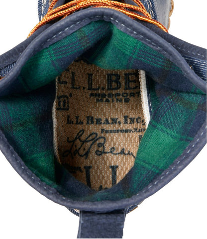 Women's Bean Boots, 8" Denim Insulated Flannel-Lined / L.L.Bean