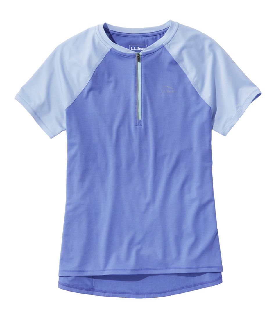 Women's Comfort Cycling Jersey, Short-Sleeve / L.L.Bean