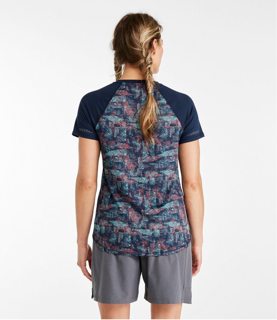 Women's Comfort Cycling Jersey Print Short-Sleeve / L.L.Bean