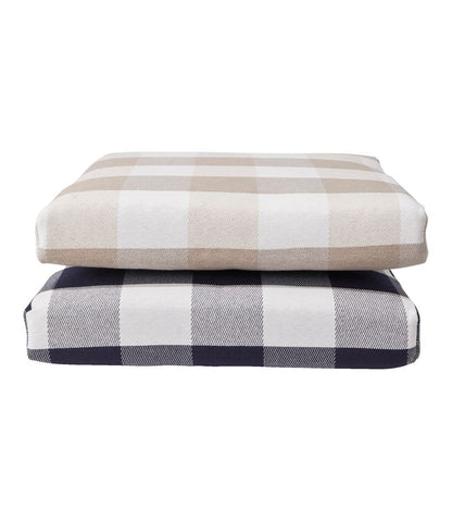 All-Weather Folding/Armless Chair Cushion, Buffalo Plaid / L.L.Bean