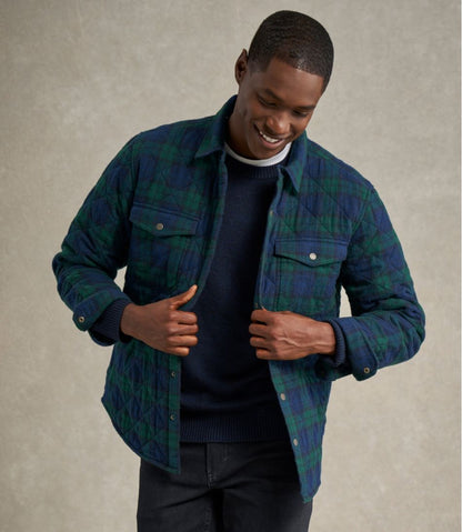 Men's Quilted Scotch Plaid Flannel Shirt Jac / L.L.Bean