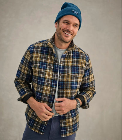 Men's Quilted Scotch Plaid Flannel Shirt Jac / L.L.Bean