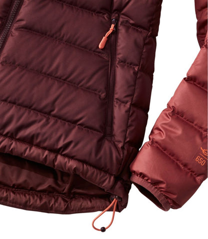 Women's Bean's Down Hooded Jacket, Colorblock / L.L.Bean