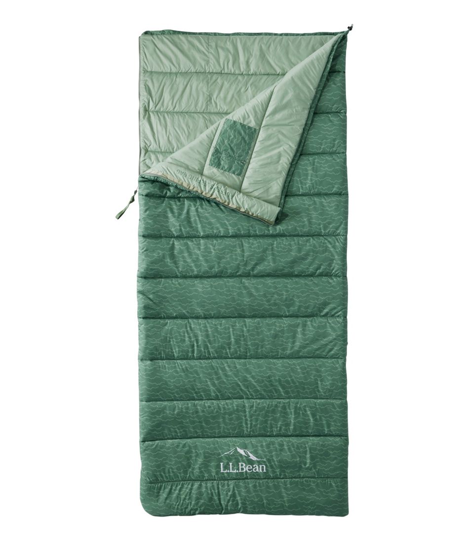 Adults' Puffer Sleeping Bag, 40° Print / L.L.Bean