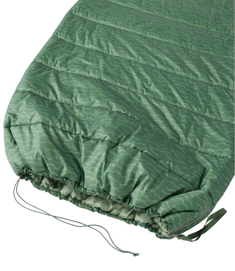 Adults' Puffer Sleeping Bag, 40° Print / L.L.Bean