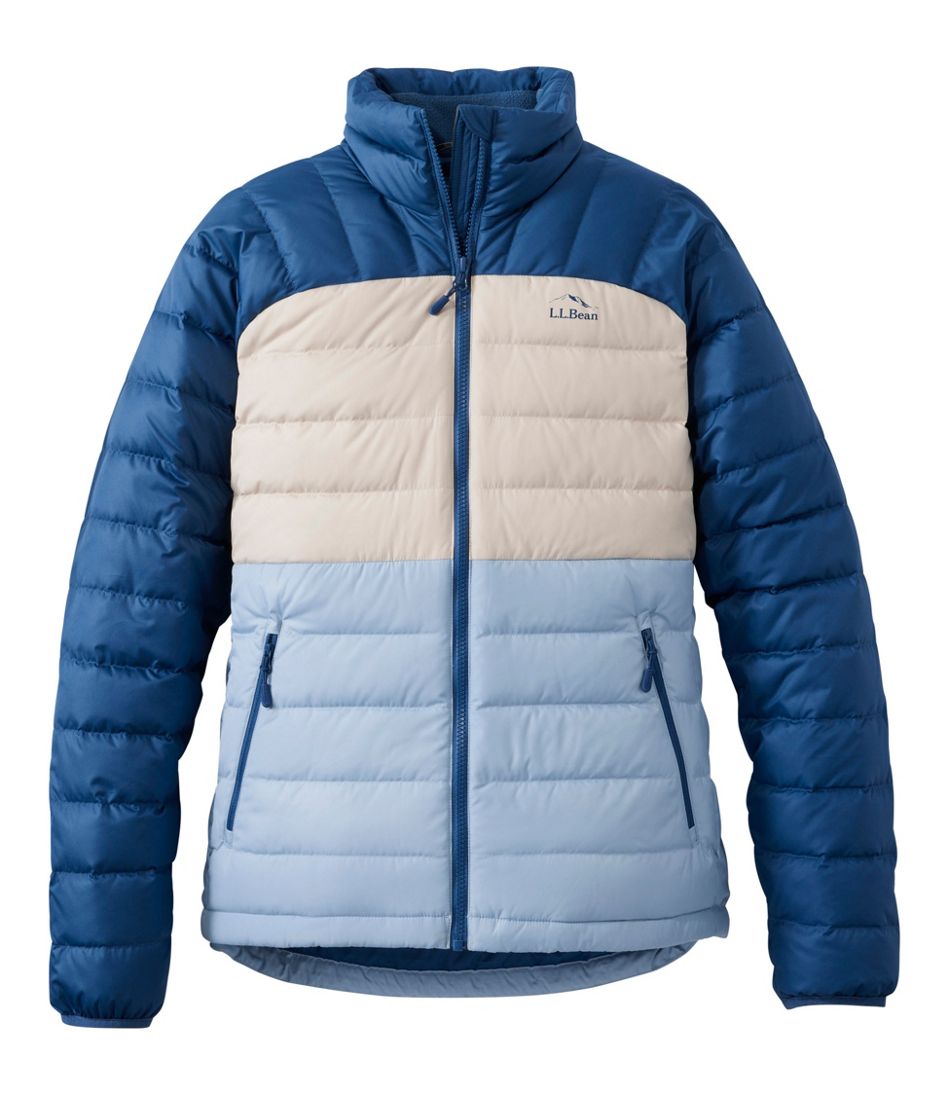 Women's Bean's Down Jacket, Colorblock / L.L.Bean