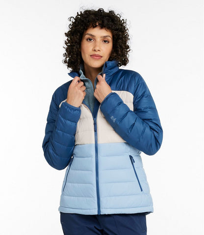 Women's Bean's Down Jacket, Colorblock / L.L.Bean