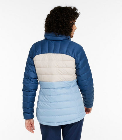 Women's Bean's Down Jacket, Colorblock / L.L.Bean