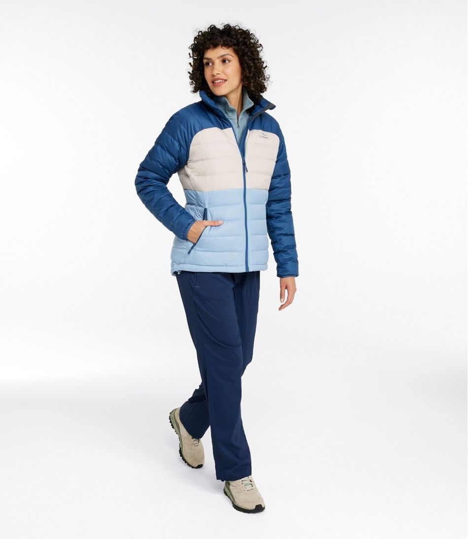 Women's Bean's Down Jacket, Colorblock / L.L.Bean