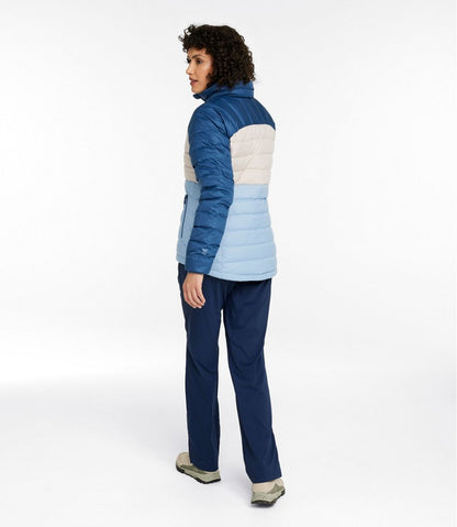 Women's Bean's Down Jacket, Colorblock / L.L.Bean