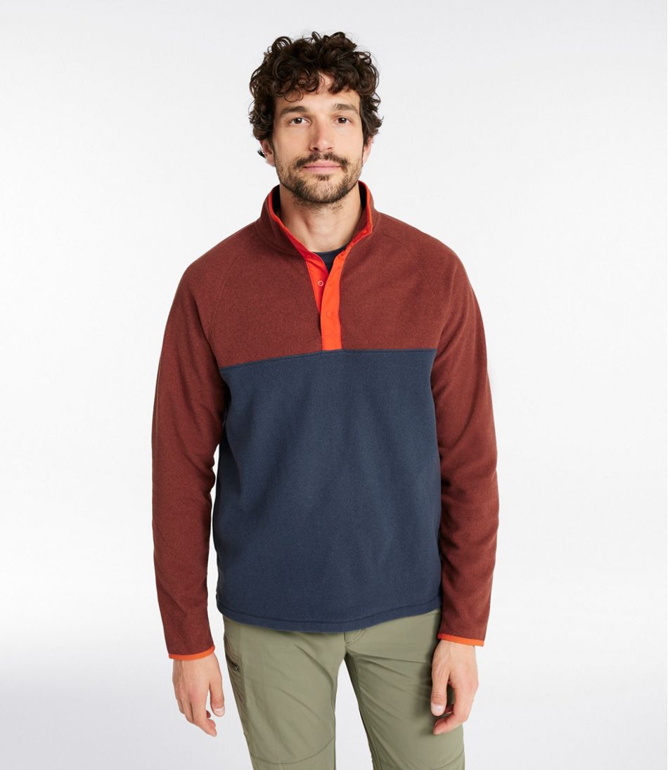 Men's All Season Access Fleece Pullover, Colorblock / L.L.Bean