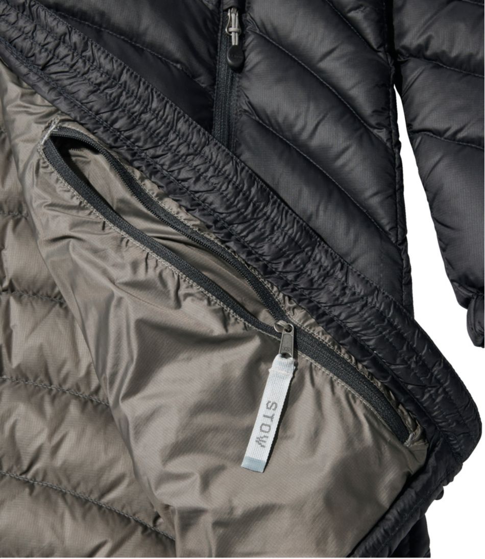 Women's Ultralight 850 Down Hooded Coat, Three-Quarter Length / L.L.Bean
