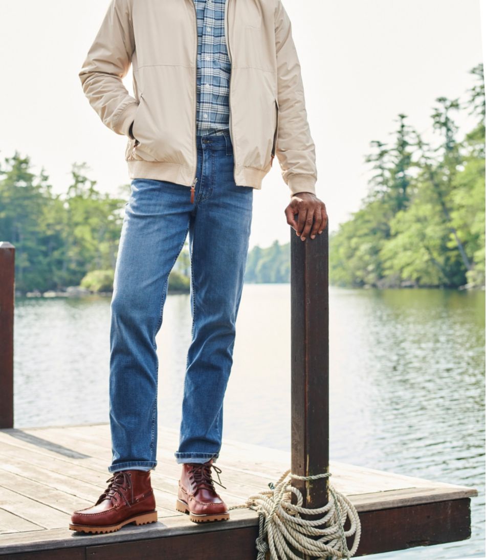 Men's BeanFlex® Jeans, Standard Athletic Fit, Straight Leg / L.L.Bean